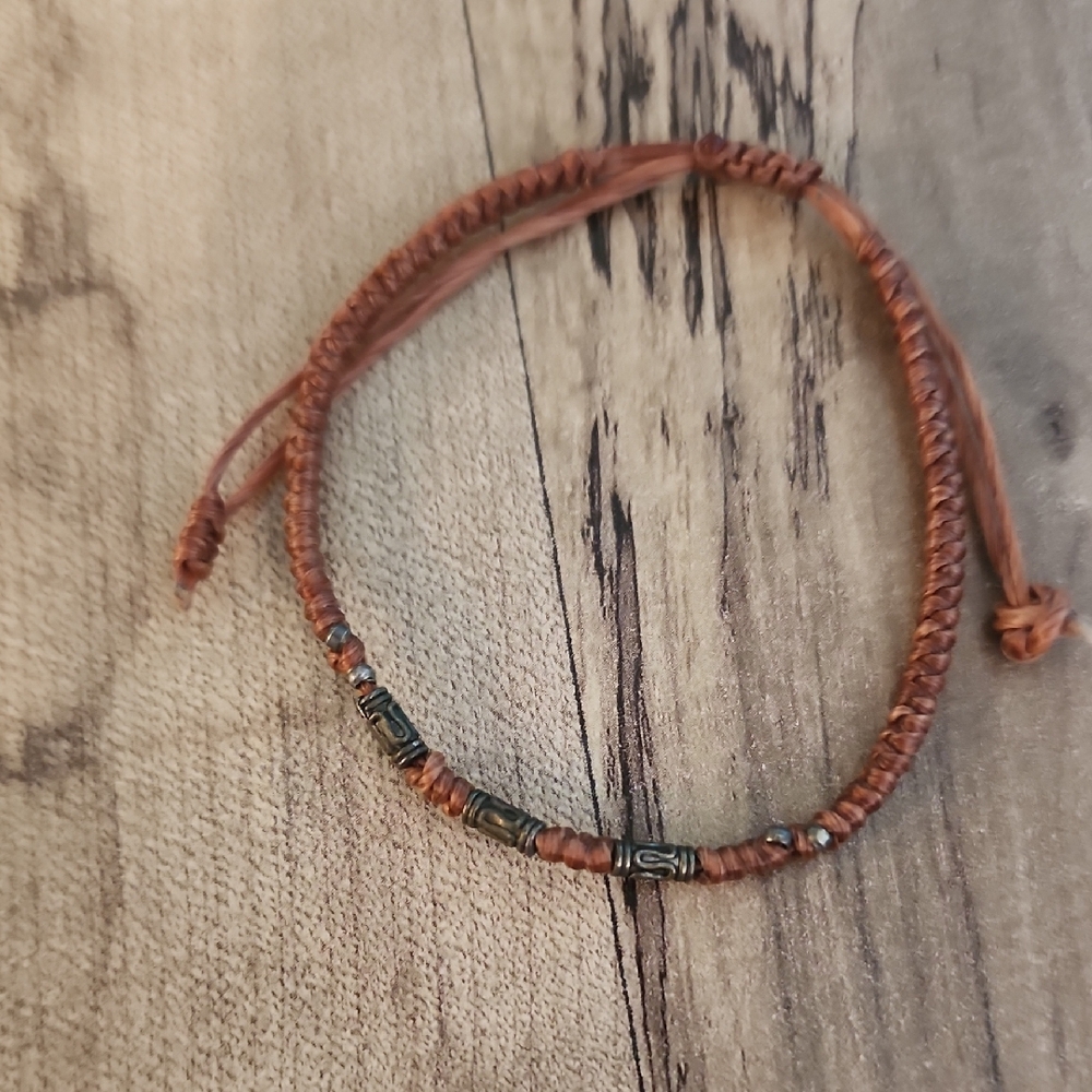 Brown Woven Bracelet